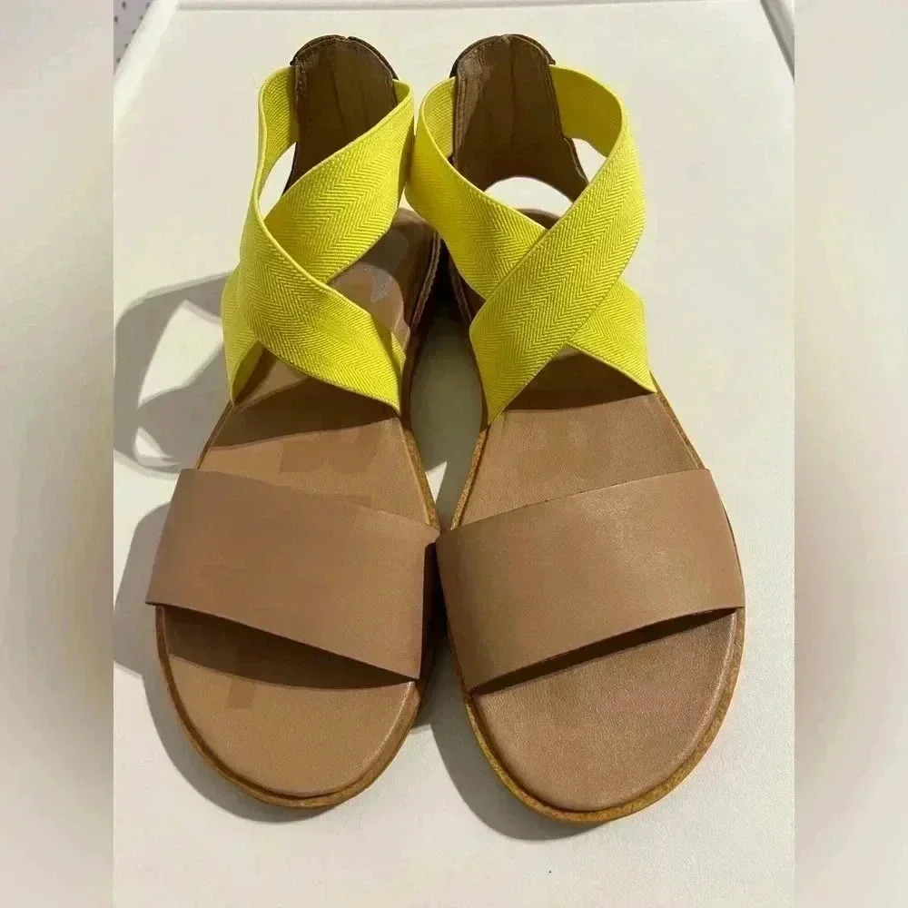 SOREL Women's EllaTM II Sandal Sunnyside / Tan Sz 6